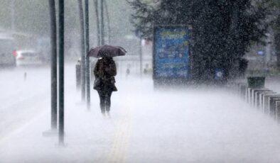 Meteoroloji “kuvvetli yağış” uyarısı yaptı