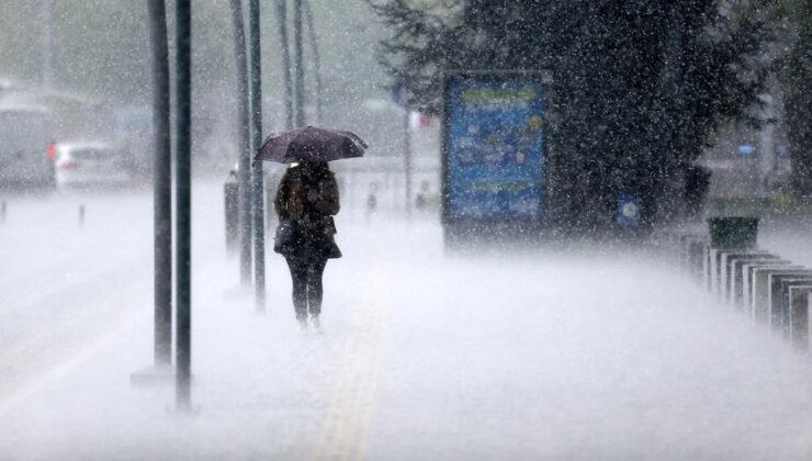 Meteoroloji “kuvvetli yağış” uyarısı yaptı