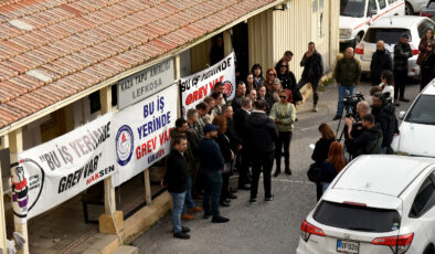 KTAMS, KAMUSEN, KAMU-İŞ ve HAKSEN, Lefkoşa Kaza Tapu Amirliği’nde grevde