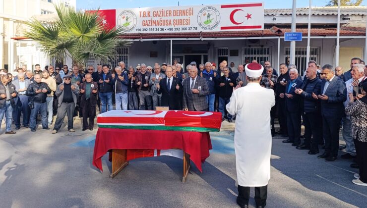 Kıbrıs Barış Harekatı gazilerinden Faik Alar için askeri tören düzenlendi