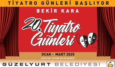 Bekir Kara 20’nci Tiyatro Günleri yarın başlıyor