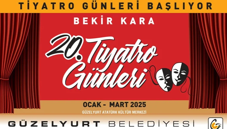 Bekir Kara 20’nci Tiyatro Günleri yarın başlıyor