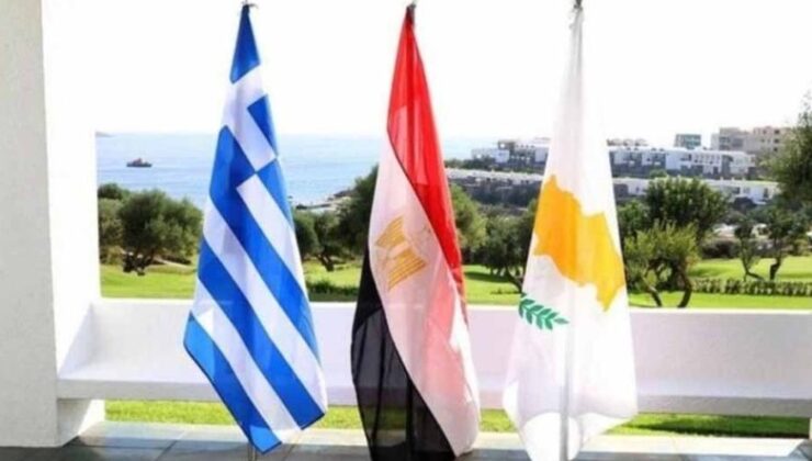 Mısır, Yunanistan ve GKRY üçlü zirve için Kahire’de bir araya geldi