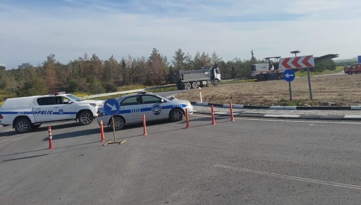 Gaziköy-Ercan ve tünel yolu üzerinde çalışmalar bugün de devam edecek