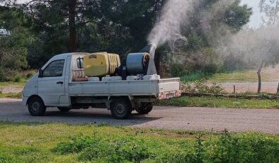 Mehmetçik Büyükkonuk Belediyesi’nden çam kese böceklerine karşı çevre dostu biyolojik mücadele…