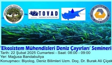 “Ekosistem mühendisleri deniz çayırları” konulu seminer düzenleniyor