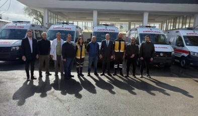 Dinçyürek:Ambulans filosunu güçlendirmeye devam ediyoruz