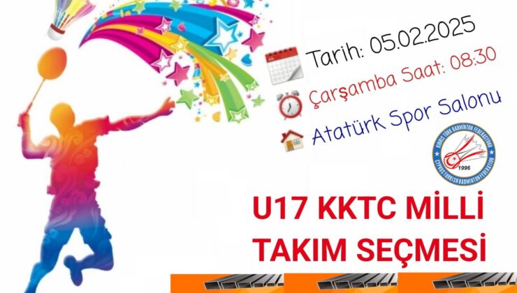 U17 KKTC Milli Takım Şeçmesi