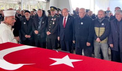 Cumhurbaşkanı Ersin Tatar, Kıbrıs Barış Harekatı Gazisi Mustafa Zorlu’nun cenaze törenine katıldı