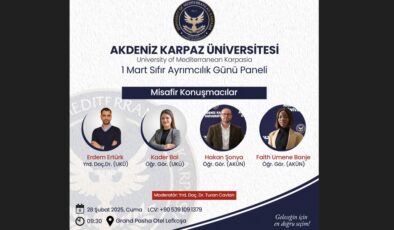 Akdeniz Karpaz Üniversitesi sıfır ayrımcılık konulu panel düzenleyecek