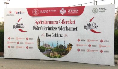 KEİ Ofisi ile Kıbrıs Vakıflar İdaresi’nin iftar yemeklerine ilgi yoğun