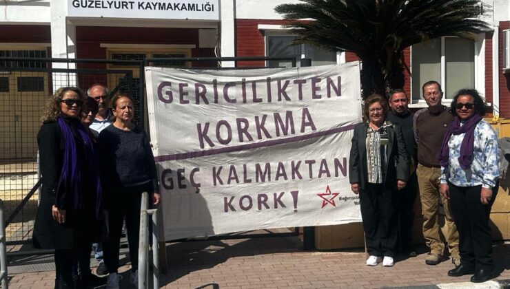 Güzelyurt’taki 8 Mart eyleminde kadınlar hak taleplerini yükseltti