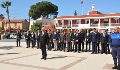 18 Mart Şehitler Günü nedeniyle Güzelyurt’ta tören düzenlendi