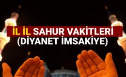 İstanbul-Ankara ve İzmir’de sahur kaçta yapılacak? 2 Mart il il sahur saatleri