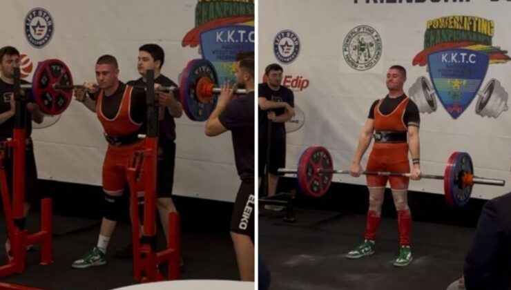 KKTC’de ilk kez Uluslararası Powerlifting Şampiyonası düzenlendi