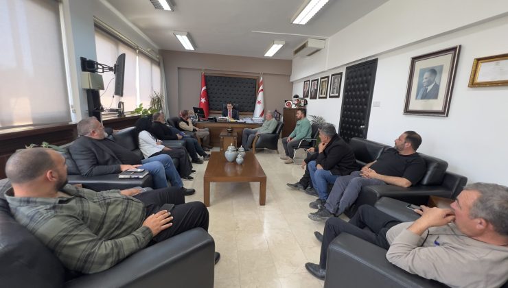 İçişleri Bakanı Oğuz, Hayvan Üreticileri ve Yetiştiricileri Birliği heyetini kabul etti