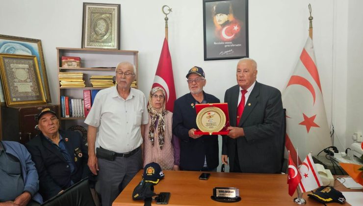 TC Muharip Gaziler Derneği Balıkesir Şubesi KTBK Gaziler Derneği Gazimağusa Şubesi’ndeydi