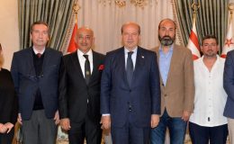 Cumhurbaşkanı Tatar Esnaf ve Sanatkarlar Merkez Birliği heyetini kabul etti