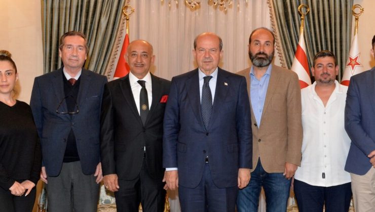 Cumhurbaşkanı Tatar Esnaf ve Sanatkarlar Merkez Birliği heyetini kabul etti