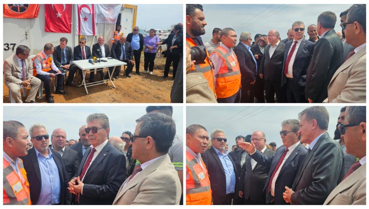 18 Kilometrelik Dipkarpaz Manastır yolunun yapımına başlandı.. Başbakan Üstel: 3 yıllık hükümetimiz döneminde söz verdiğimiz tüm projeleri yerine getiriyoruz
