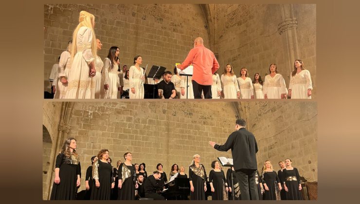 Bellapais Manastırı’nda müzik ziyafeti: Korolar büyüledi