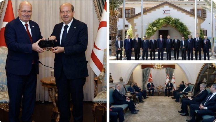 Cumhurbaşkanı  Tatar, Ankara Ticaret Odası heyeti kabul etti