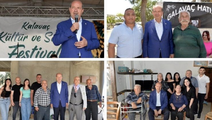 Cumhurbaşkanı Ersin Tatar, Kalavaç Kültür ve Sanat Festivali’ne katıldı