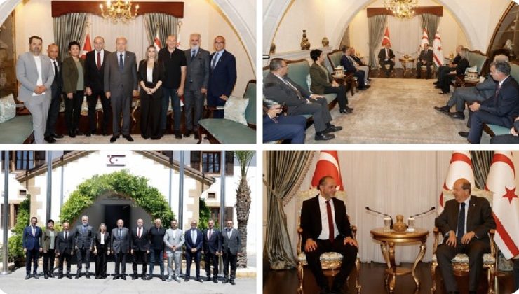 Cumhurbaşkanı Tatar, Dış Basın Birliği yeni yönetimini kabul etti:“Başpiskoposun nefret dili içeren ‘Türk işgaline son’ söylemleri, iki halk arasında ortak zeminin olmadığını bir kez daha gösteriyor”