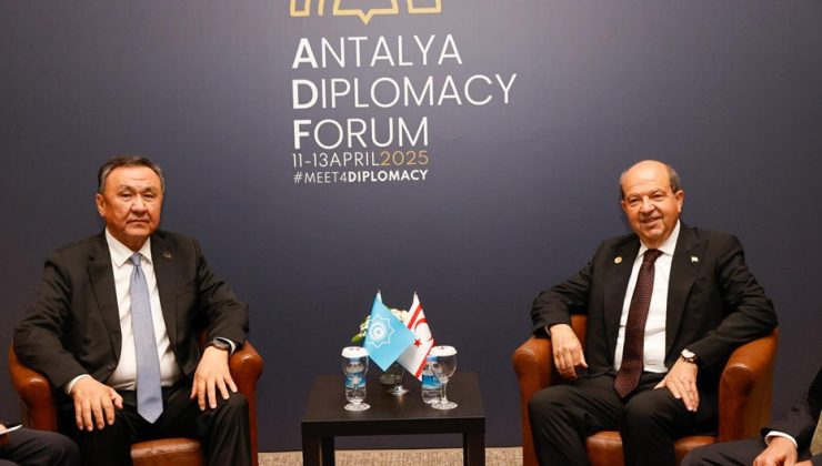 Cumhurbaşkanı Tatar, TDT Genel Sekreteri Kubanychbek Omuraliev ile görüştü