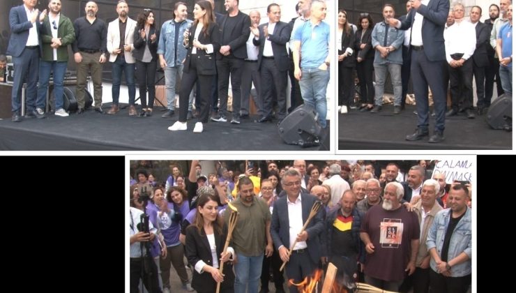Girne’de eylem ateşi yandı
