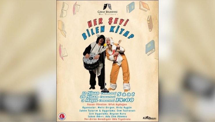 “Her Şeyi Bilen Kitap” çocuk oyunu sahne alıyor