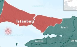 Marmara Denizi’nde 3,6 büyüklüğünde deprem
