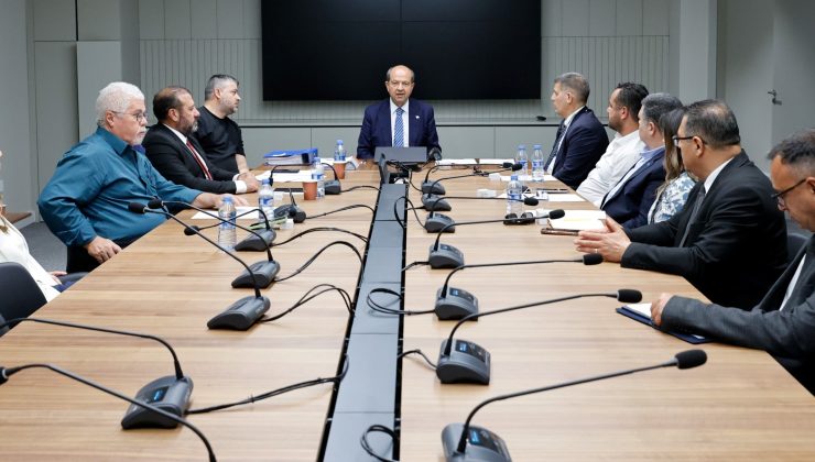 Cumhurbaşkanı Tatar, KKTC Olimpiyat Komitesi heyetini kabul etti