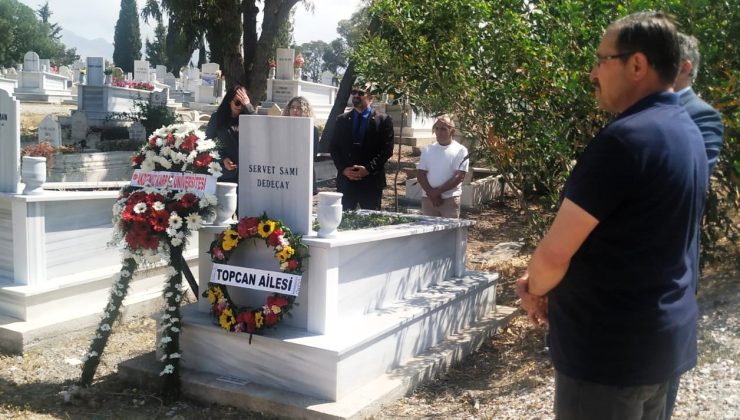 Servet Sami Dedeçay, kabri başında anıldı