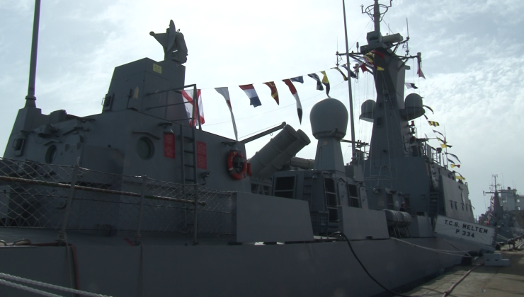 TCG Meltem Hücumbotu Gazimağusa Limanı’nda halkın ziyaretine açıldı