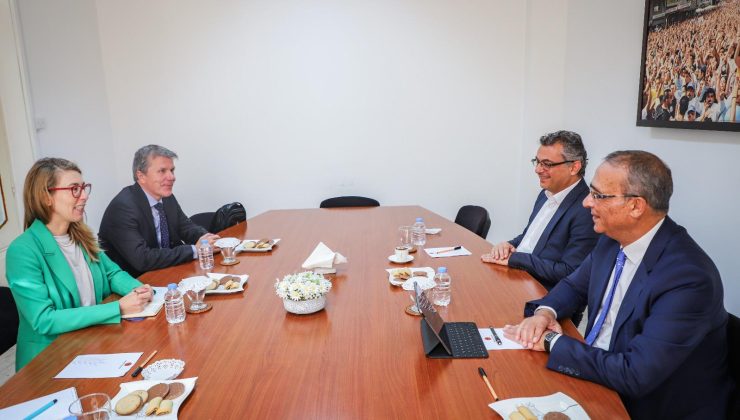 CTP Genel Başkanı Erhürman Avrupa Komisyonu yetkilisi Bertezzolo ile görüştü