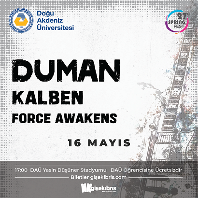 DAÜ 27. Bahar Festivali başlıyor