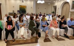 Başaran Düzgün’ün Pembe Boyalı Oda romanının tanıtımı Girne’de yapıldı