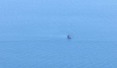 Türk Deniz Kuvvetlerine ait helikopter Antalya açıklarında acil iniş yaptı