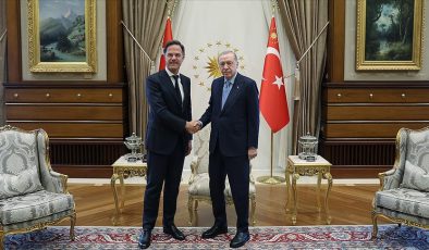 Erdoğan, Rutte ile bir araya geldi