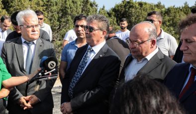 Dipkarpaz-Manastır yolunda asfaltlama çalışmaları başladı