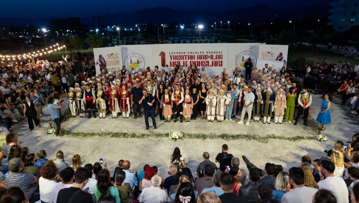 1. “Yaşatan Adımlar Halk Dansları Şöleni” Kızılbaş Parkı’nda yapıldı