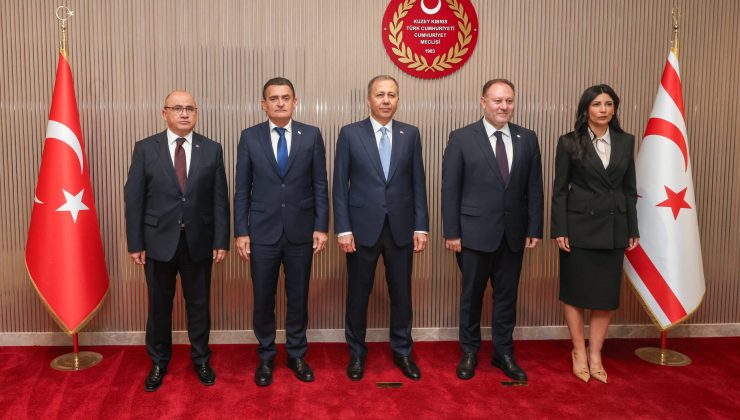 Meclis Başkanı Öztürkler, Ali Yerlikaya’yı kabul etti