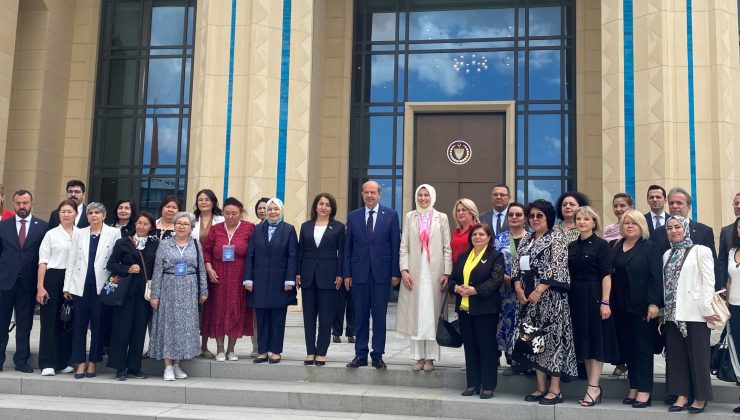 Cumhurbaşkanı Tatar, TÜRKPA Kadın Zirvesi heyetini kabul etti