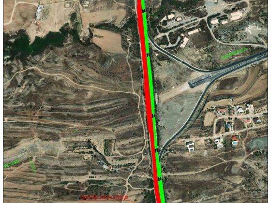 Lefkoşa – Girne ana yolunda çalışma nedeniyle trafik tek şeritten veriliyor