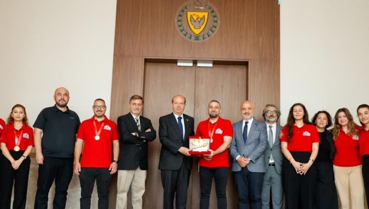 Cumhurbaşkanı Tatar, YDÜ heyetini kabul etti