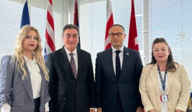 Azerbaycan Milletvekili Hasanov, GAÜ’yü ziyaret etti