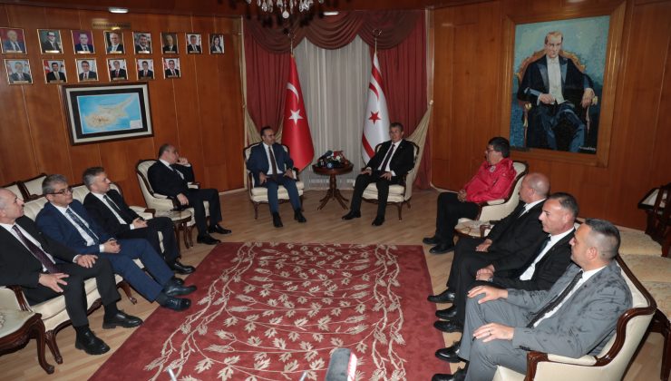 Başbakan Üstel, Bakan Kacır’ı kabul etti: ‘Kardeşlik bağlarımız bir kez daha tescil edildi’