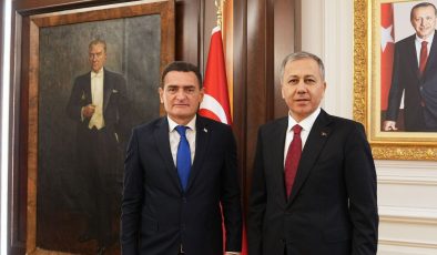 Dursun Oğuz ve heyeti, Ali Yerlikaya ile Ankara’da görüştü