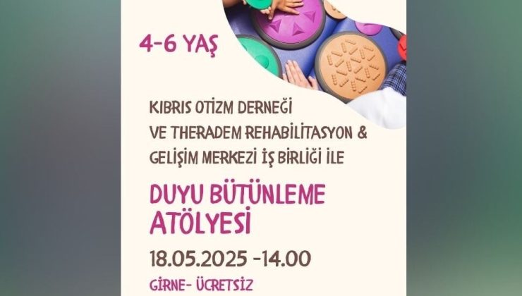 Kıbrıs Otizm Derneği, Girne bölgesindeki ilk etkinliğini pazar günü yapacak